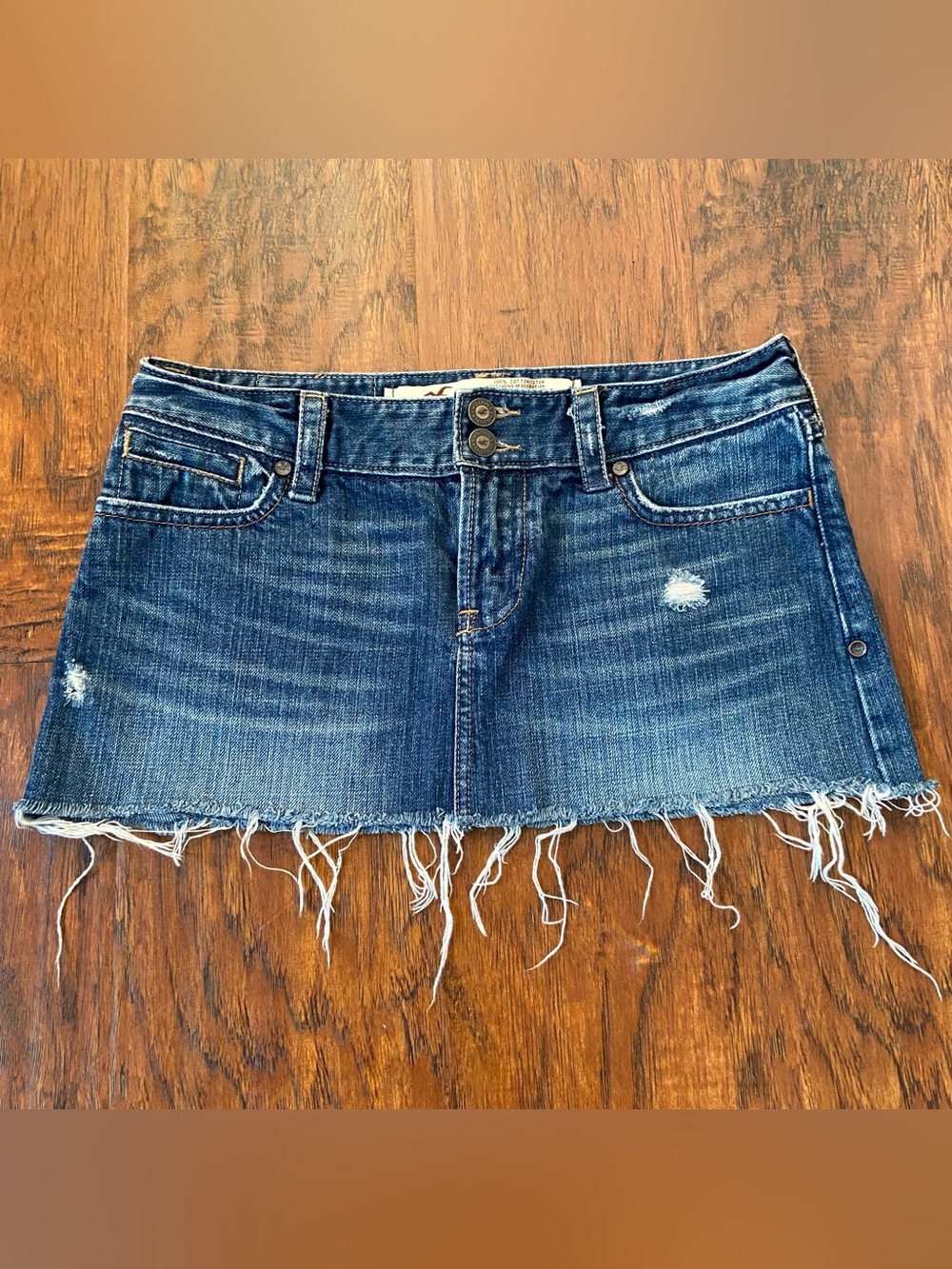 Vintage 90s y2k Hollister micro mini skirt.